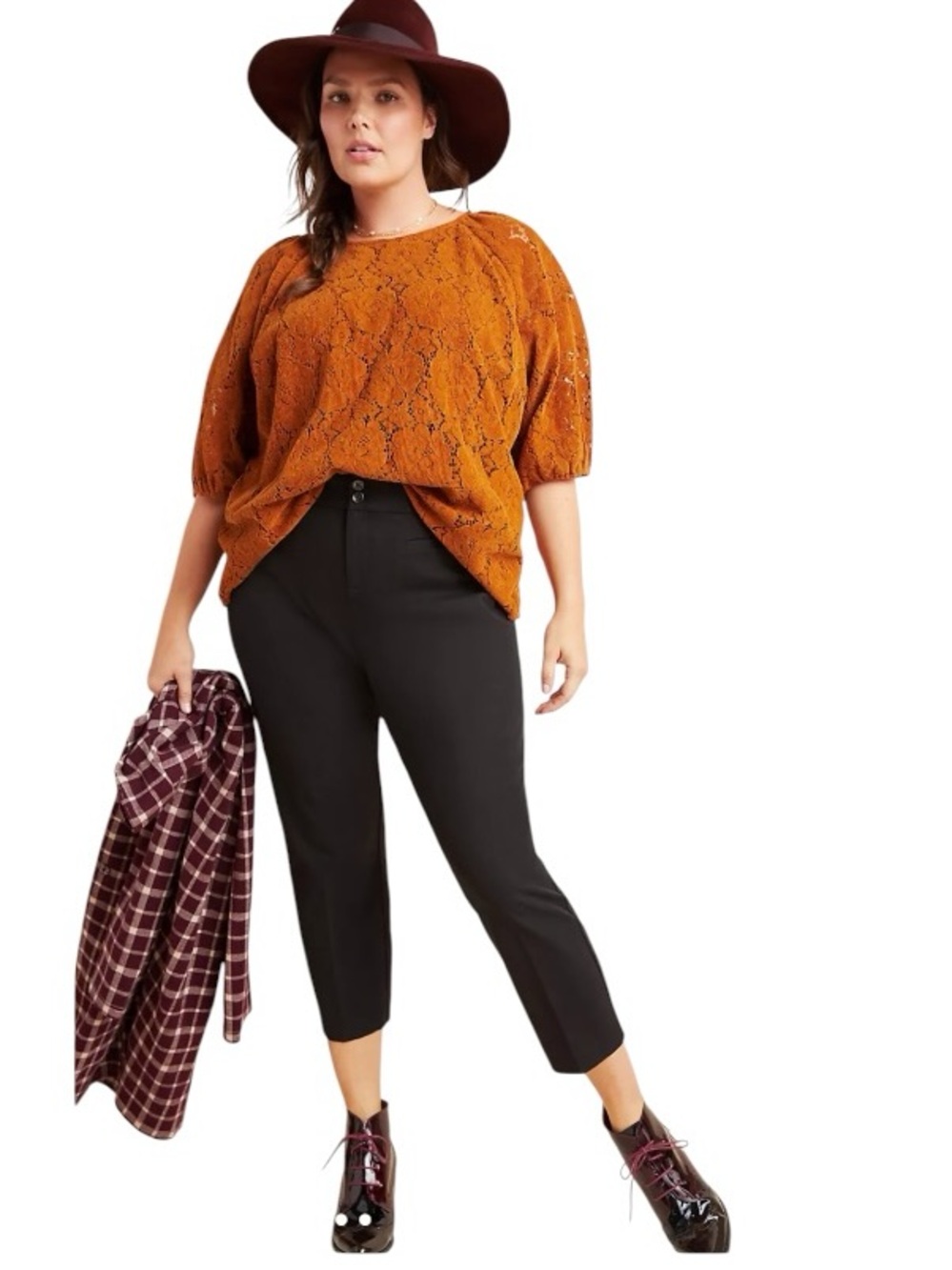 Anthropologie The Essential Slim Cropped Trousers size 14